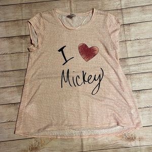 Disney Lauren Conrad I love ❤️ Mickey size M shirt